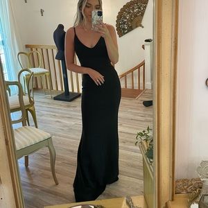 Black formal dress